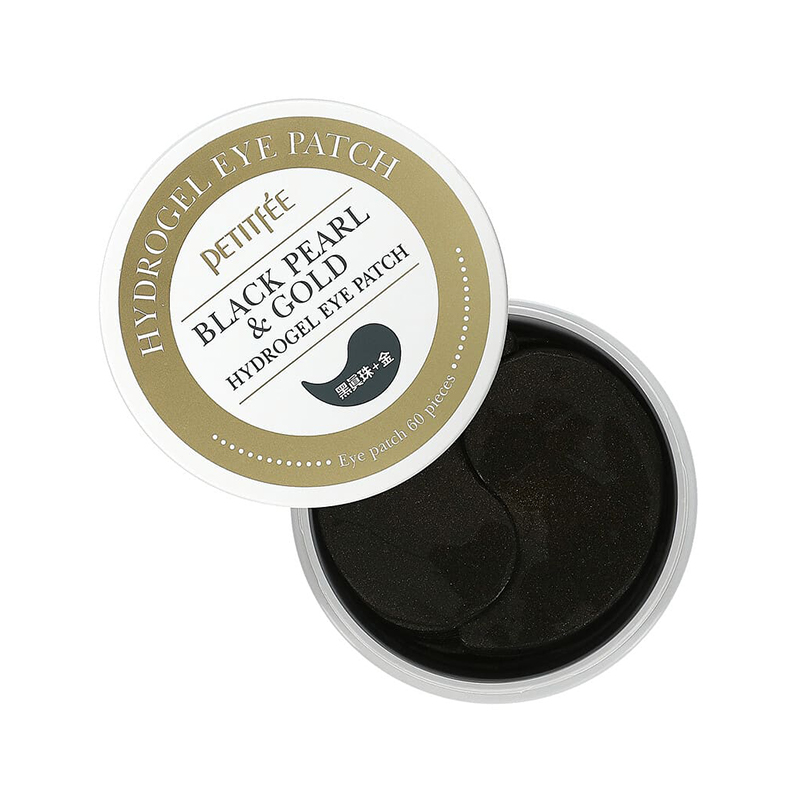 Petitfee Black Pearl & Gold Hydrogel Eye Patch 60pcs Online Prodaja