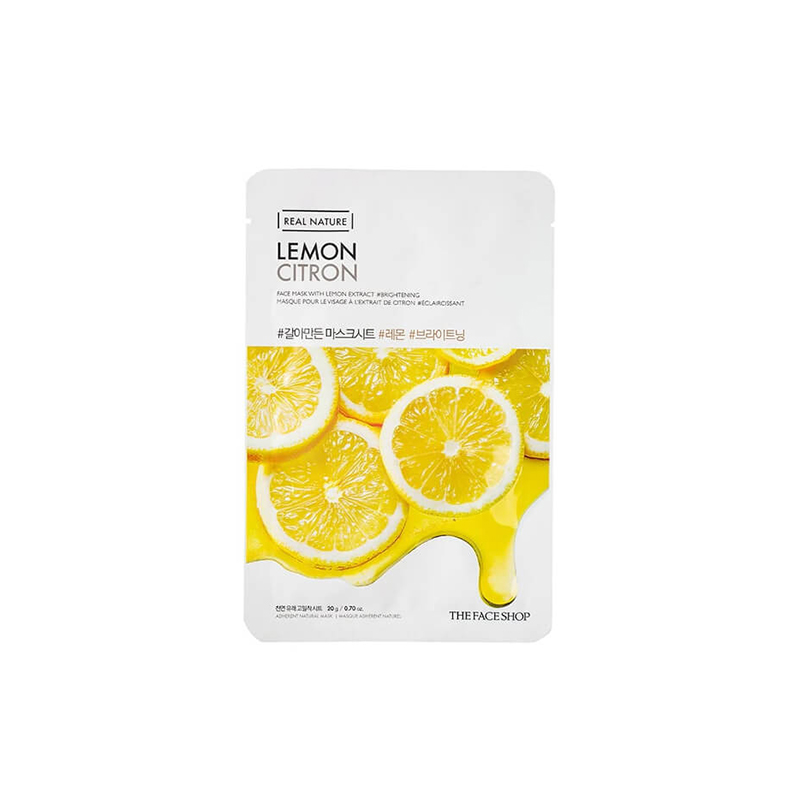 The Face Shop Real Nature Face Mask With Lemon Extract
