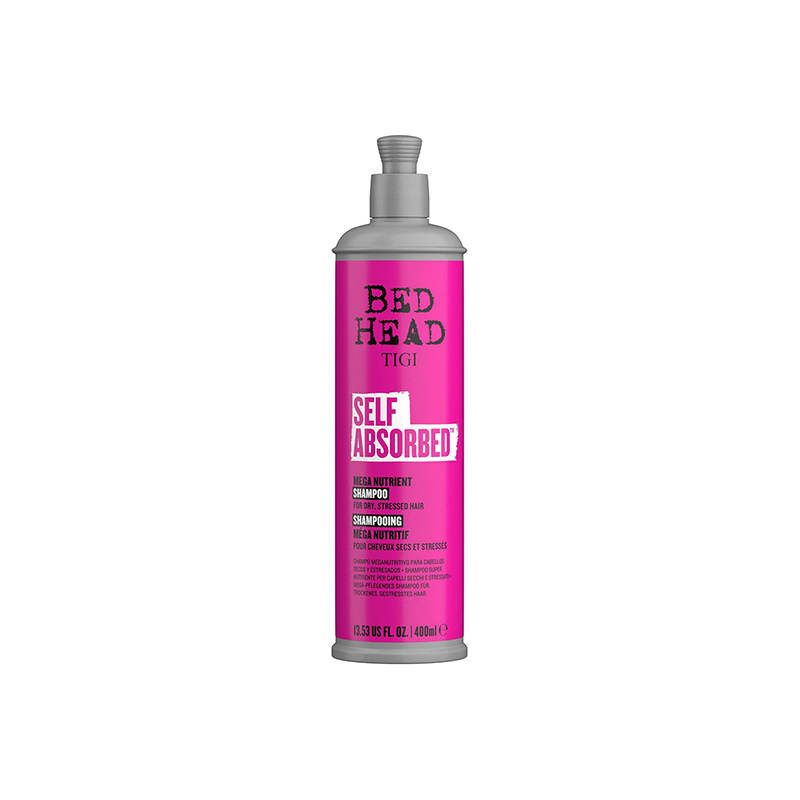 Bed Head Self Absorbed Shampoo for Dry, Stressed Hair 400ml