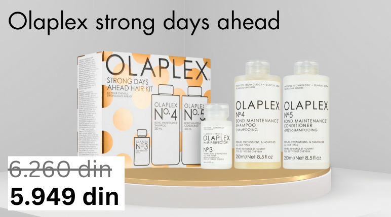Olaplex strong days set numi akcija popust no 3 no 4 no 5 set za oporavak kose
