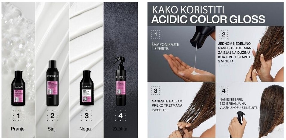 Rutina Nege Kose sa Redken Acidic Color Gloss linijom