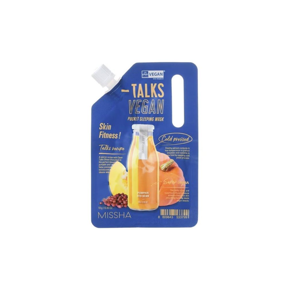 Talks Vegan Pocket Sleeping Mask Skin Fitness 10g